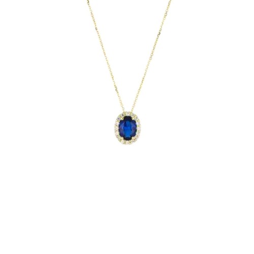 Collana donna ovale oro - collana,