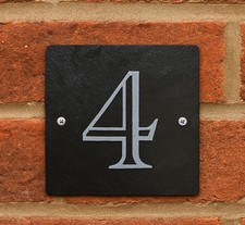 Targa parete porta numero