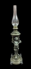 Antico lume petrolio - lume, putto