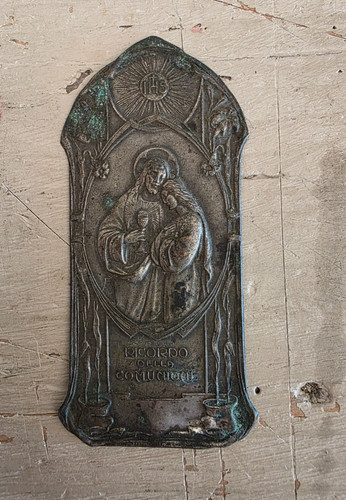 Antica placca religiosa - antica,
