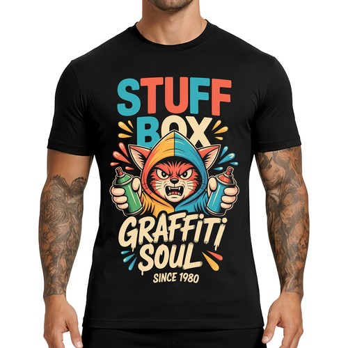 Stuff box maglia uomo graffiti - stuff,