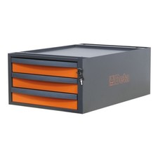 Cassettiera 3 tiretti per banchi Beta C58CS/O 3C arancio 367x588xh257mm
