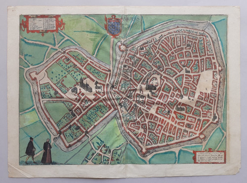 Plan arras par braun - arras., &