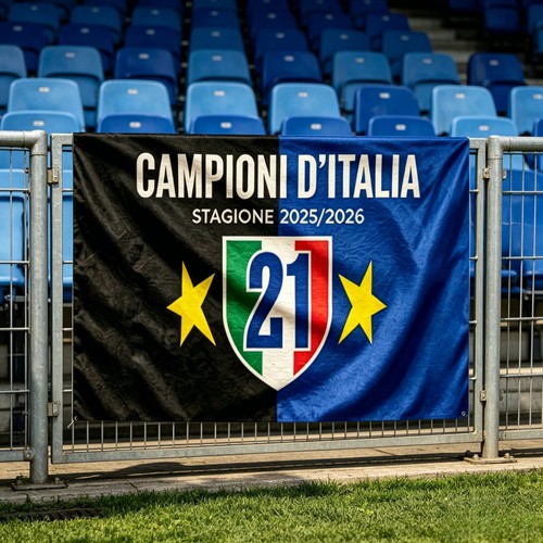 Inter scudetto flag - inter,