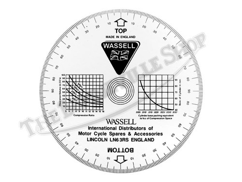 Timing disc degree wheel - disc,