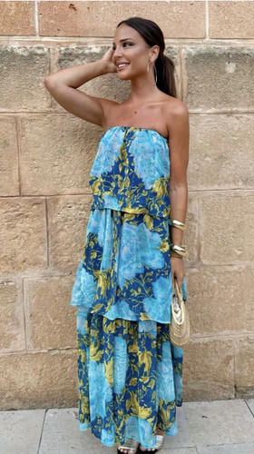 Maxi abito zara - maxi, senza