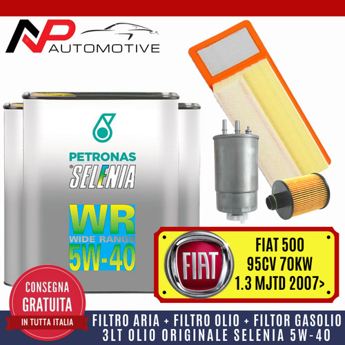 Kit tagliando fiat - 500, 1.3