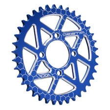 Pignone Yamaha DT 50 LC Portogallo 38 denti - 420 alluminio blu