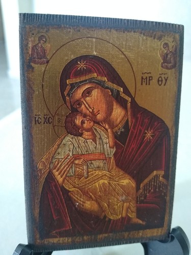 Icona russa bizantina madonna - icona,