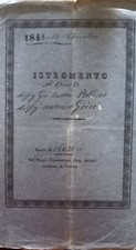 2 DOCU ATTI NOTARILI VERONA ISTROM. CREDITO 1848 + LOMBARDO VENETO VERONA 1839