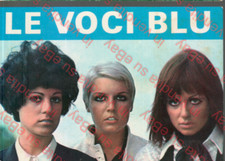 LE VOCI BLU - RCA - Cartolina Foto Figurina Originale Vintage Musica Gruppo