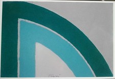 WALTER FUSI - acrilici su carta - autentica su foto - incorniciata