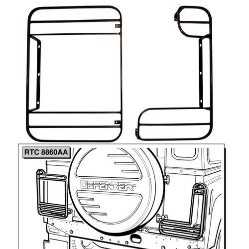 Kit coppia griglie protezione - kit,