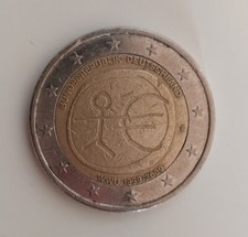 Moneta da 2 euro con omino