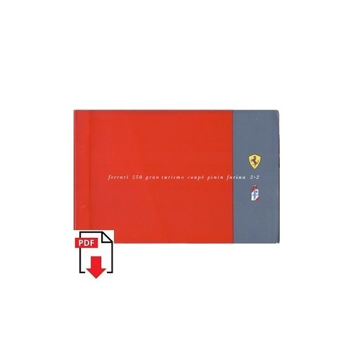 Brochure 1962 ferrari - ferrari, 250