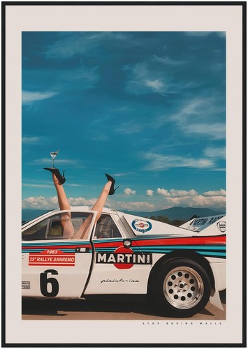 Martini lancia delta rally - martini, car