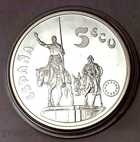 Spagna ecu 1994 argento 1 - argento,