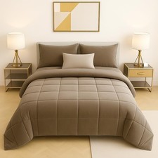 Trapunta in Morbido e Caldo Velluto 350 g/m² Piumone  Double Face Trapunta 100