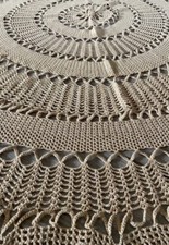 Tovaglia ad uncinetto fatto a mano