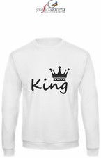 Felpa bianca king - felpa, idea