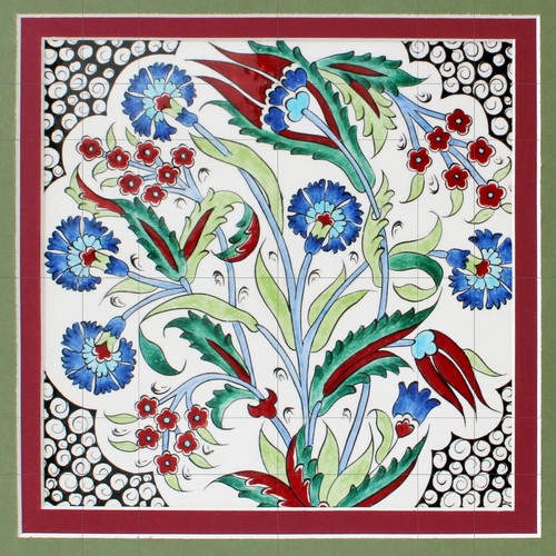Pannello ceramica mosaico - , di