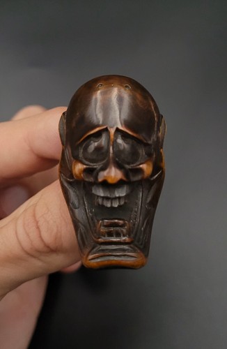 Netsuke masque hannya - netsuke,