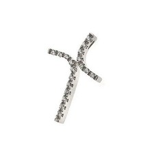 CROCE ORO pendente 18 kt