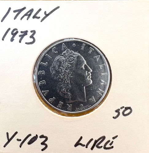 Italy 1973 lire bu - italy,,