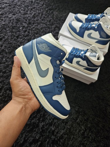 Air jordan mid blu - air,