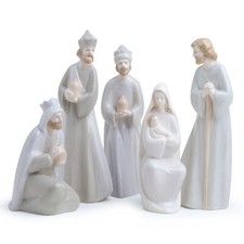 Royal Class  art. 26761 set natività porcellana 5 pz 23 cm