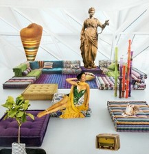 Opera Originale a Collage Analogico "Relax" - Quadro con cornice nera