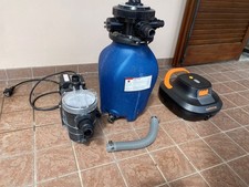 pompa a sabbia per piscina + Robot pulitore piscina