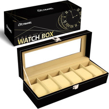 Porta Orologi Uomo, 6 Grid