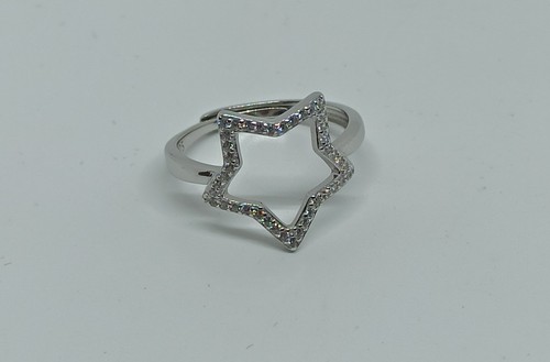 Anello regolabile argento - in,