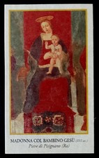SANTINO MADONNA COL BAMBINO GESU' PIEVE DI PISIGNANO RAVENNA @ RARO @