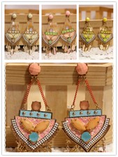 Coppia orecchini pendenti a