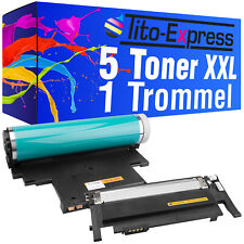5 toner + tamburo per Samsung CLT-4072S XXL CLX-3185 FW CLX-3185 N CLX-3185W