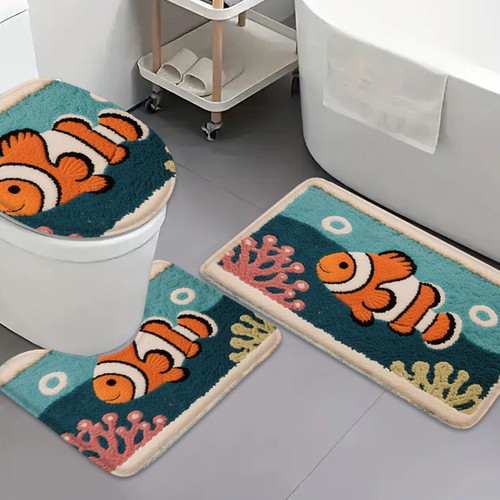Set tappeto bagno 3pcs - bagno,