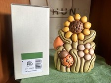 THUN ferma porta con girasole e fiori con scatola