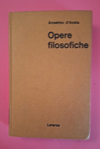 Anselmo aosta opere - anselmo,
