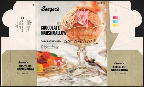 Scatola vintage seegers gelato - scatola,