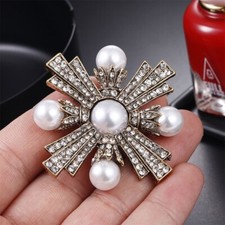 Spilla croce strass completa