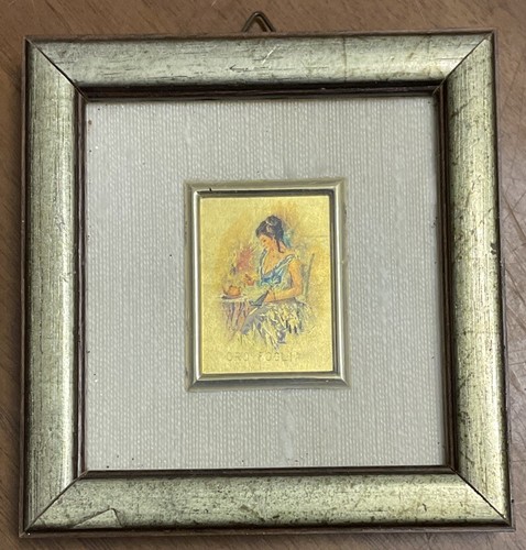 Quadro dipinto foglia - quadro, su