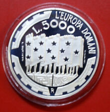 San Marino 5.000 Lire 1999 Argento PP-Proof "Unione Monetaria" KM# 410 #F3959