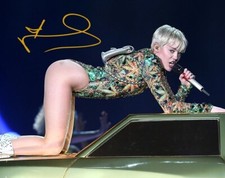 Miley Cyrus Signed 8" x 6"