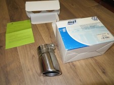 Mascherina silenziatore originale VW Polo 6R0071910 6R0 071 910 cromata con ABE