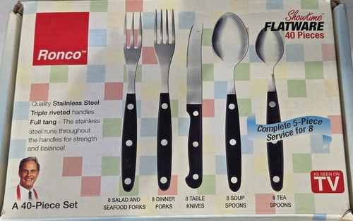 Ronco showtime flatware - ronco,