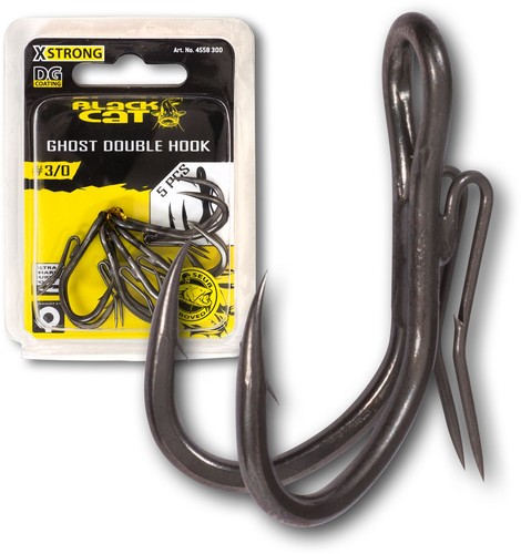 Black cat ghost double hook - double, dg