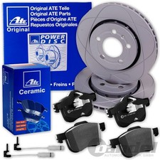 ATE Powerdisc Dischi + Ceramica Pastiglie Anteriori per Mercedes Classe E