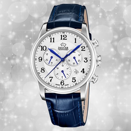 Orologio uomo jaguar pelle - orologio,
